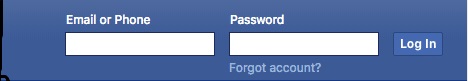 facebook login