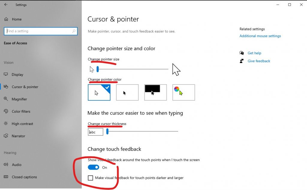 Mouse Pointer Setting